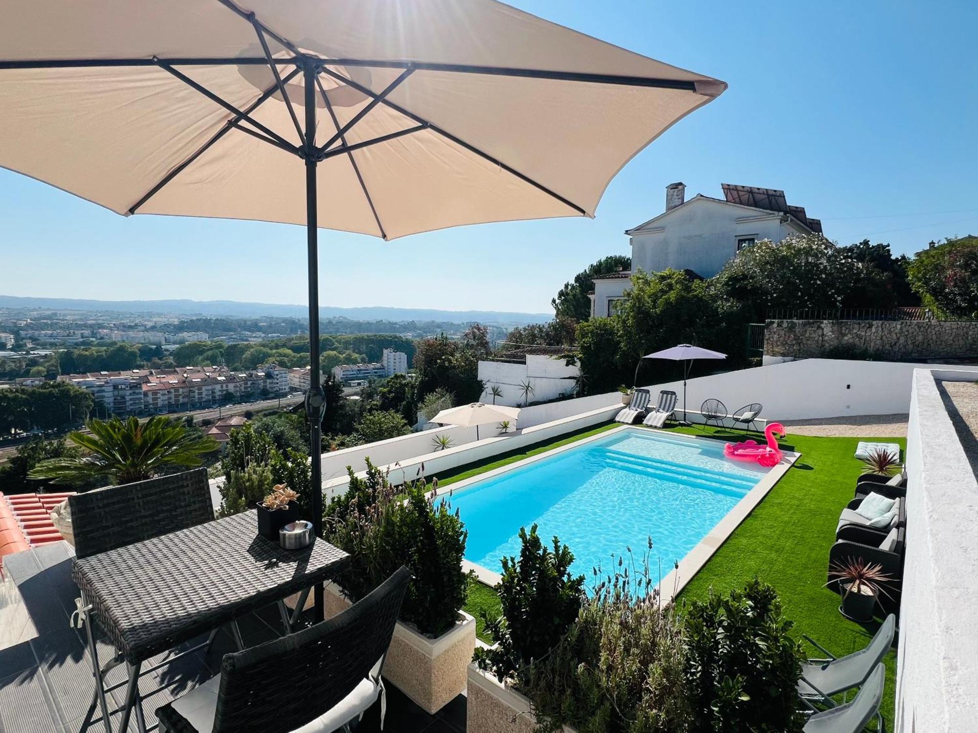 Vila Pombal Tomar Apartments - Pool & City Views Bagian luar foto